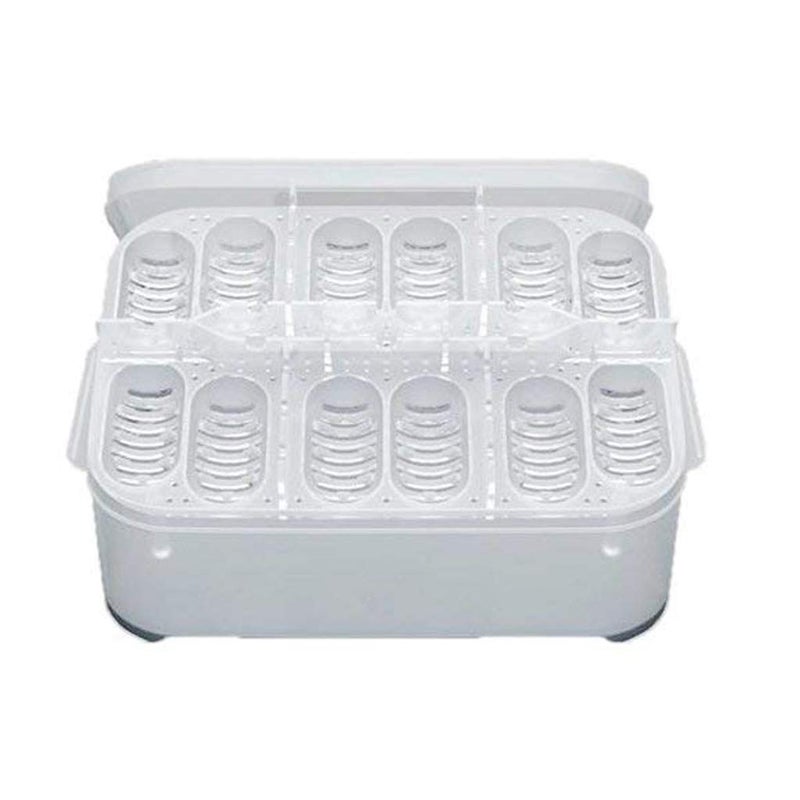 OMEM Reptile Breeding Box, Reptile Egg Incubators, Hatchery Box, for Hatching Gecko, Lizards, Lions Mane, Reptiles (Thermometer, Transparent Box) - Image 1